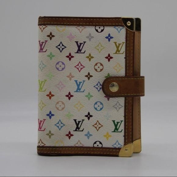 LOUIS VUITTON PM AGENDA HOLDER MULTICOLOR MONOGRAM CANVAS MURAKAMI